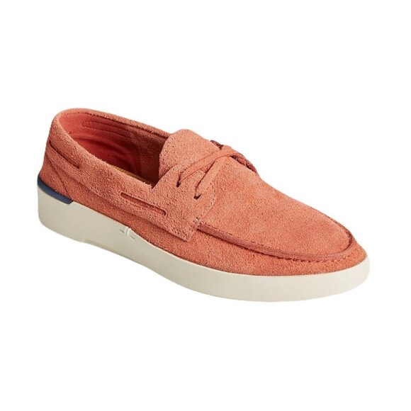 NEW Sperry x John Legend Mens Size 10 Rust Suede Signature Boat Shoe Loafers - Picture 1 of 9